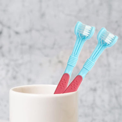 Brosse à Dents - SidedPetToothbrush™ - Rose