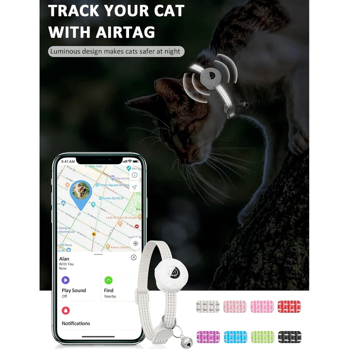 collier pour chat - réGPSi™