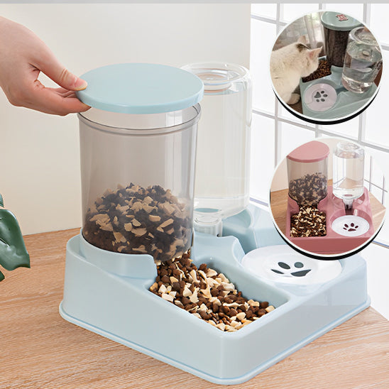 distributeur de croquette avec fontaine a eau
