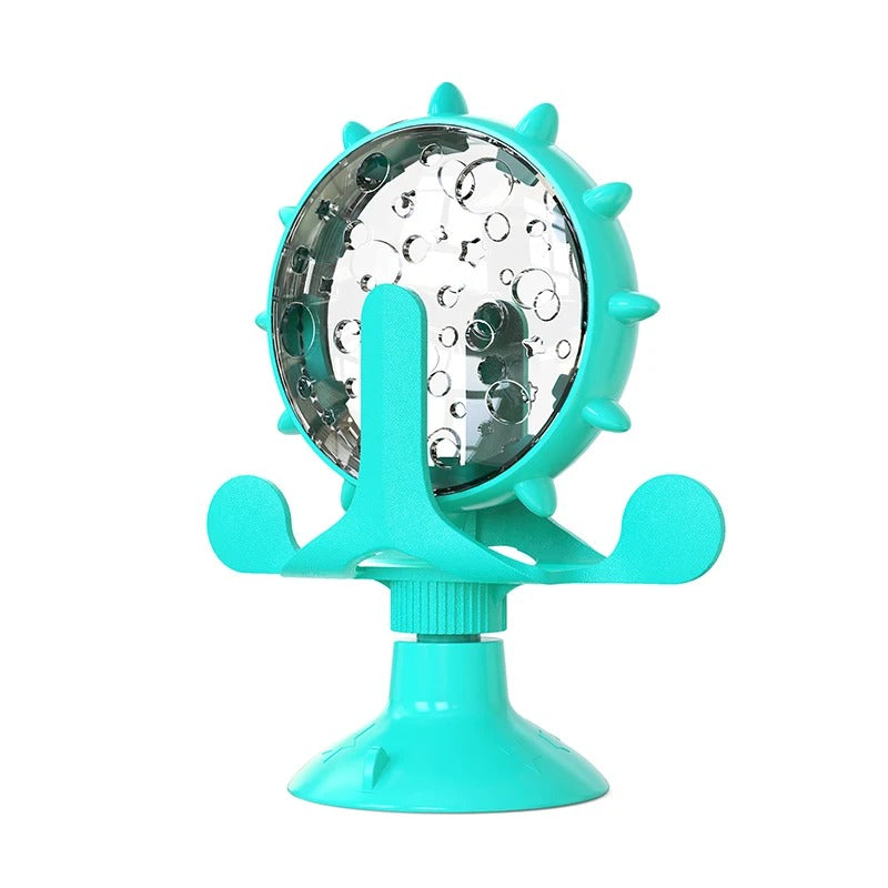 distributteur de croquette turquoise