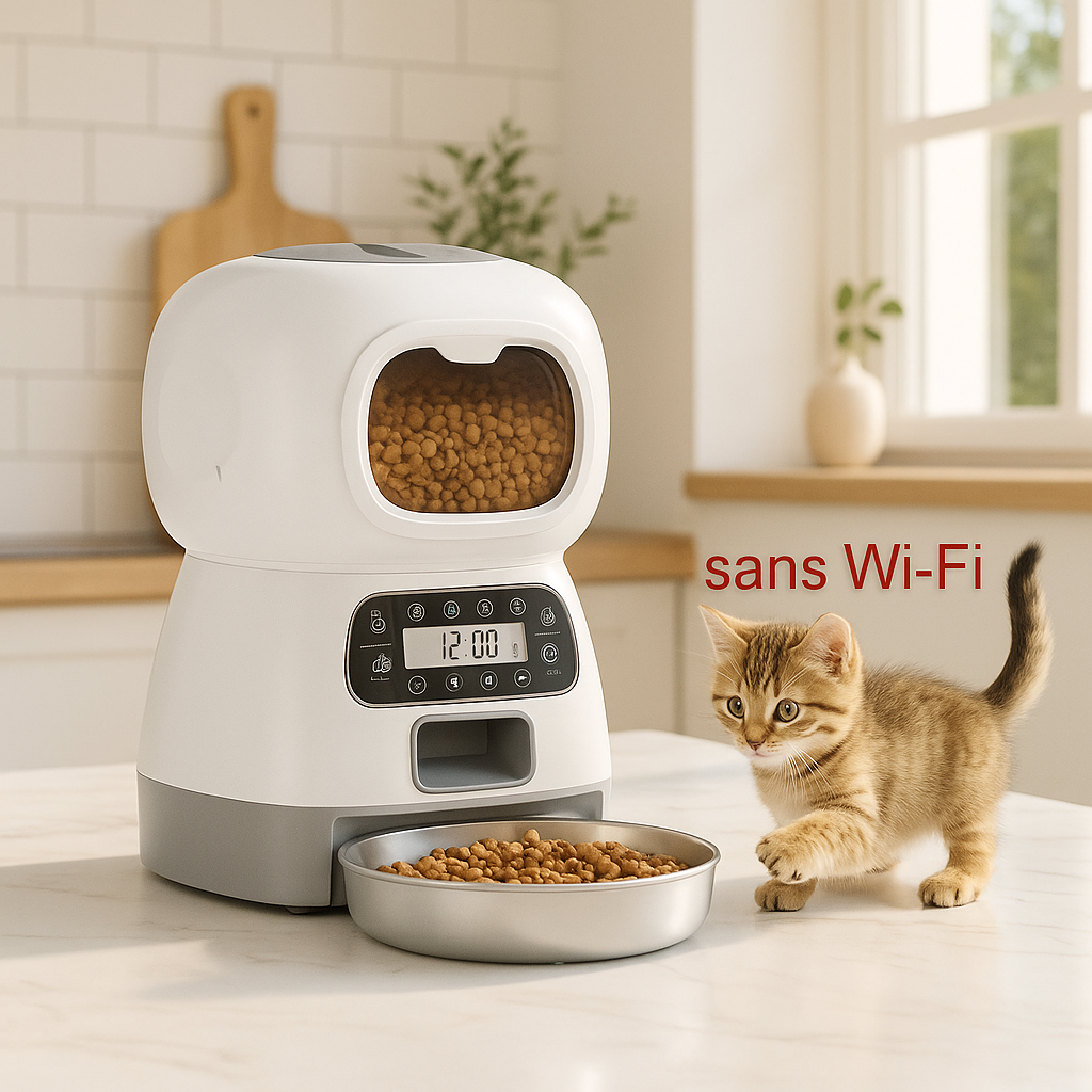 -distributeur de croquettes pour chat sans-wifi