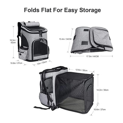sac de transport pour chat grande capacité- GraycatH™
