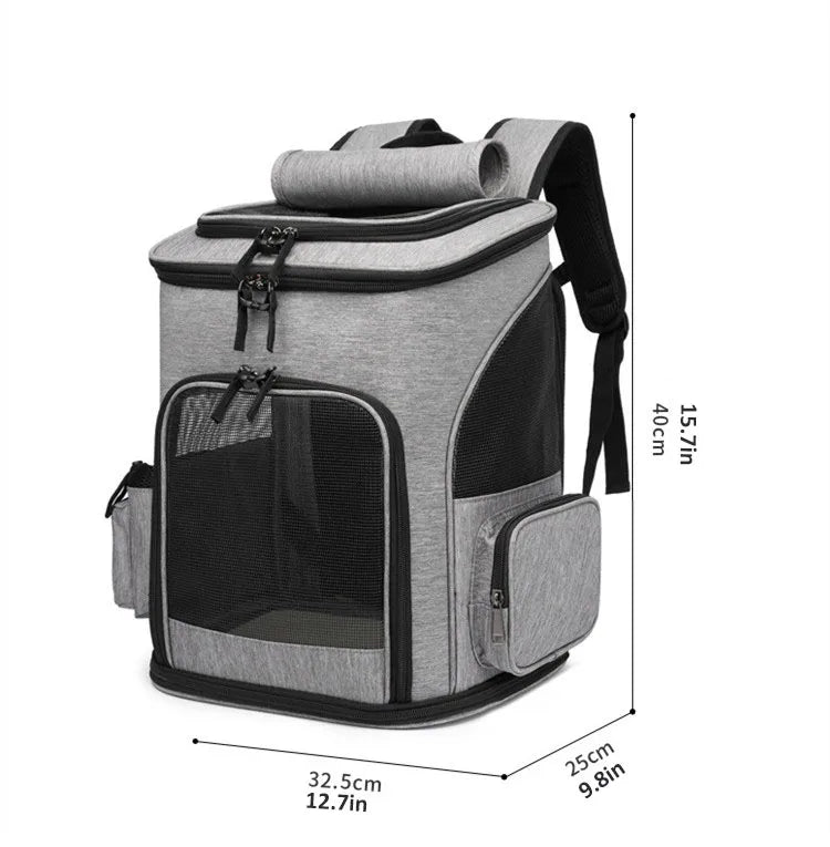 sac de transport pour chat grande capacité- GraycatH™