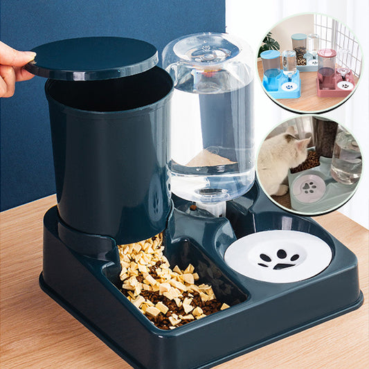distributeur de croquette avec fontaine a eau