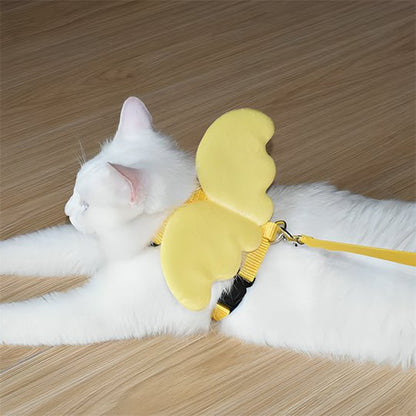 Laisse avec harnais ailé pour chat | AngeConfort