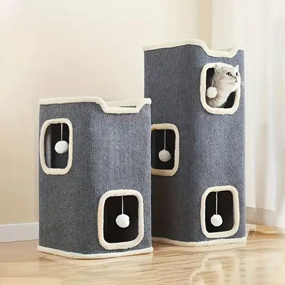 Arbre à Chat | Luxe Multi-Niveaux