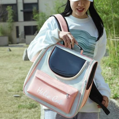 sac a dos chat | Hello Cat Ventilé