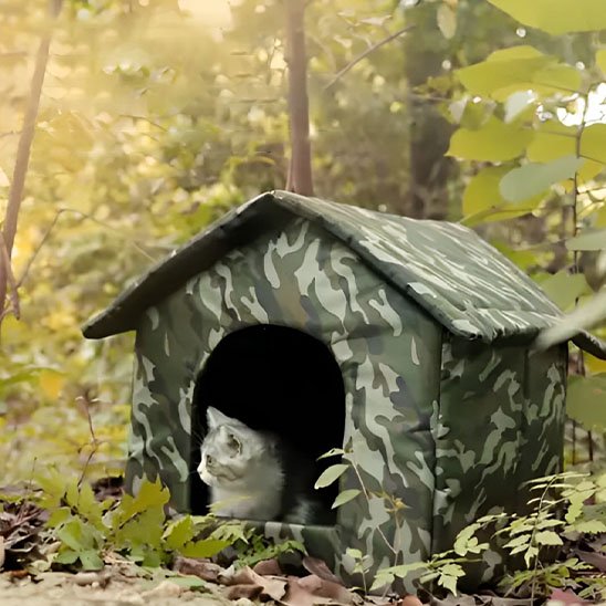 Niche exterieur pour chat | Imperméable Décorative