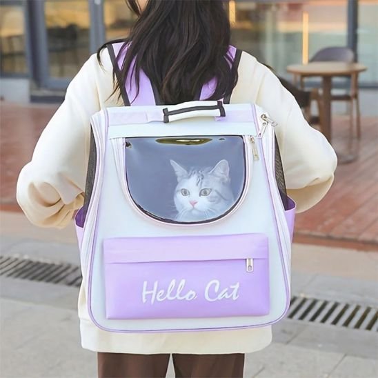 sac a dos chat | Hello Cat Ventilé