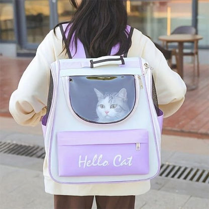 sac a dos chat | Hello Cat Ventilé