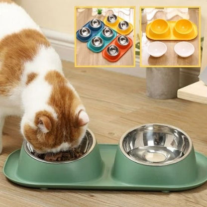 Gamelle chat | Double Inox Design